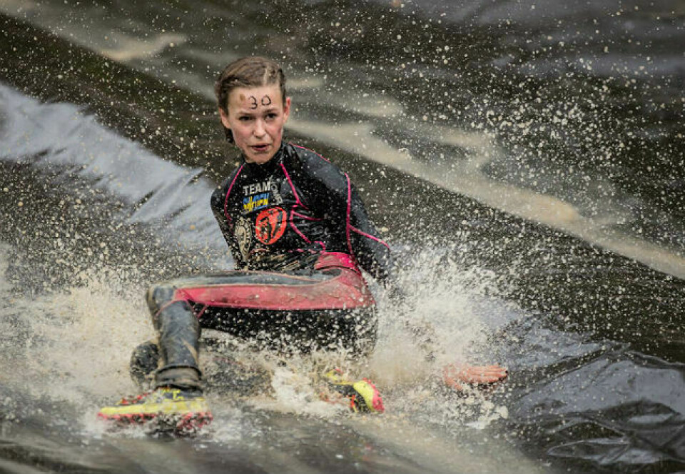 Hinderløp: Verdensmester i OCR bor i Bergen, har maratonpers på 2.33 og elsker Helteløpet Siri_Englund_vannsklie_640_FOTO OCR WC.jpg