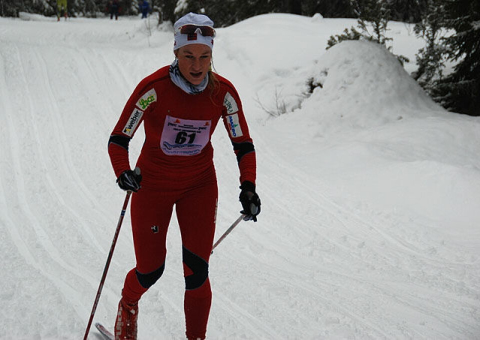 Lykkja foran Dyrhaug i Marka Rundt