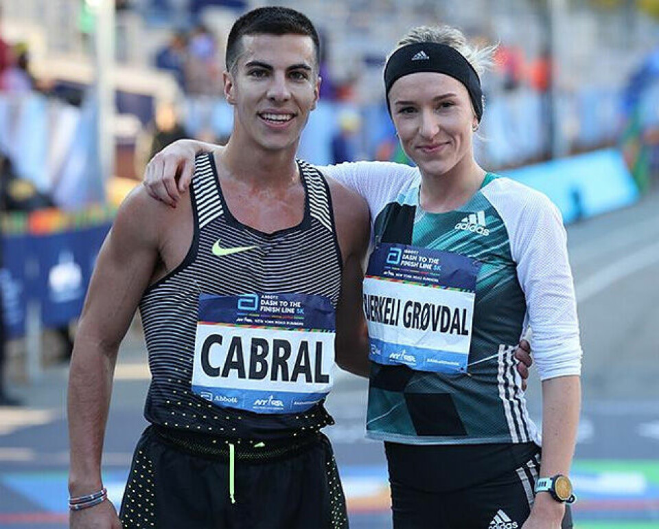 Karoline Bjerkeli Grøvdal vant Dash to the Finish Line i New York Vinnerne.jpg