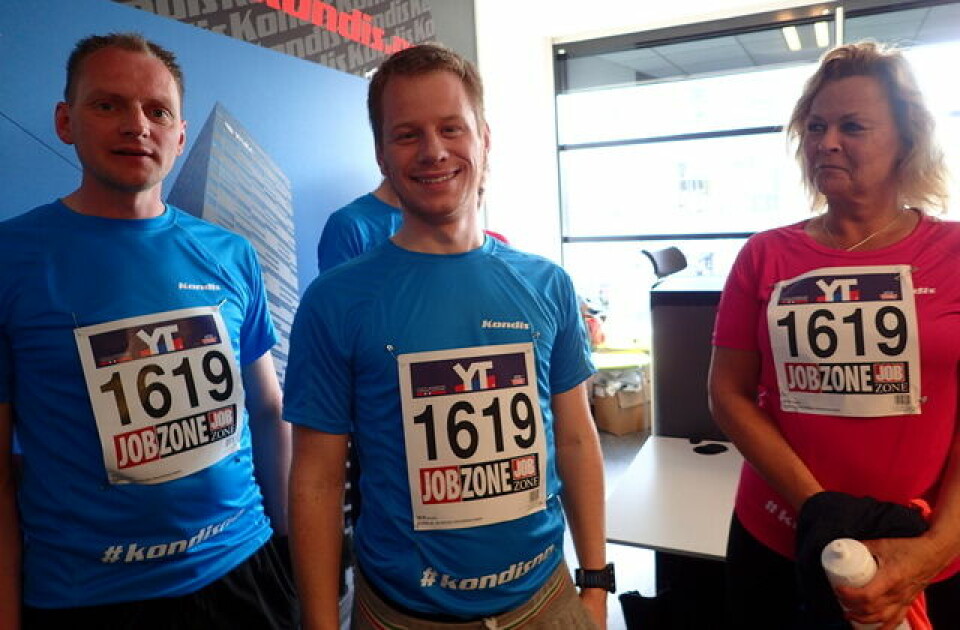 Stor stemning på Kondis' lag under Holmenkollstafetten