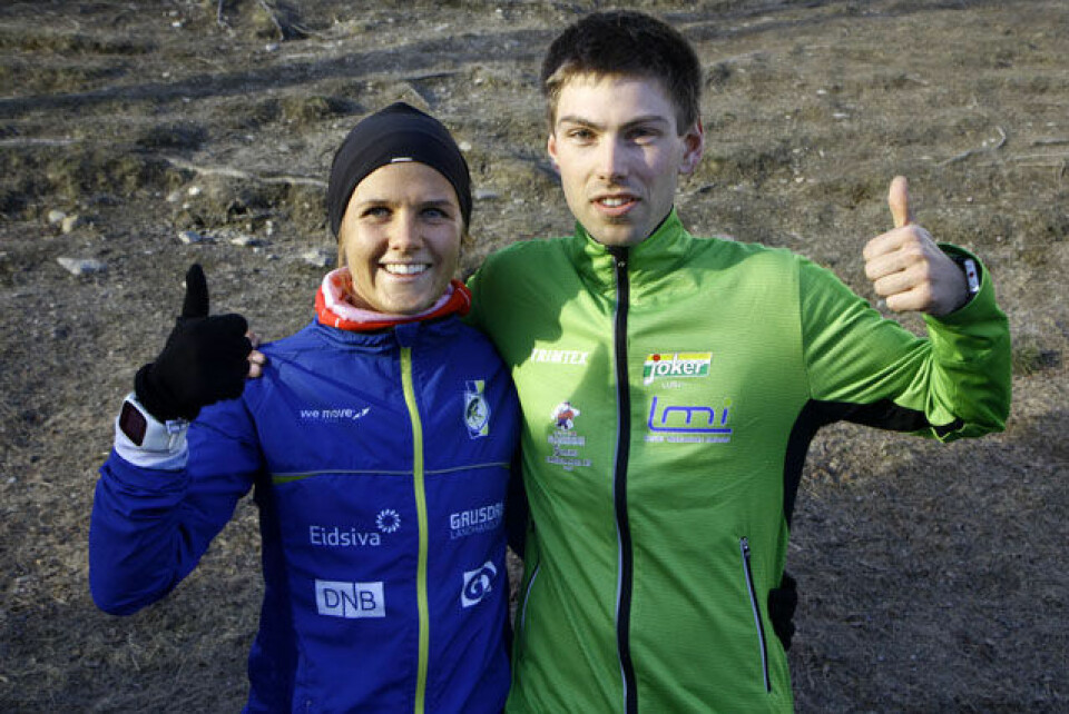 Marte Flatlien, Lillehammer IF og Geir Steig, Luster IL ble raskeste kvinne- og herreløper i Kringsjåløpet Marte Flatlien, Lillehammer IF og Geir Steig, Luster IL ble raskeste kvinne- og herreløper i Kringsjåløpet