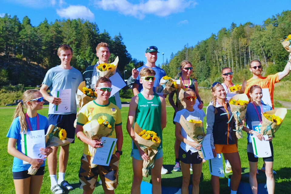 Alle medaljevinnerne i Kodalmila. (Foto: Roger Christiansen) Alle pallvinnerne i Kodalmila