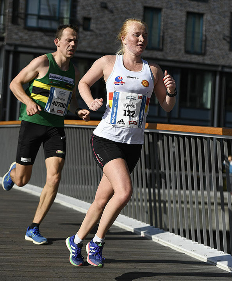 Marius Vedvik og Marthe Katrine Myhre vant BMW Oslo Maraton maraton-Kjersti-Fresvik_D5N1795.jpg