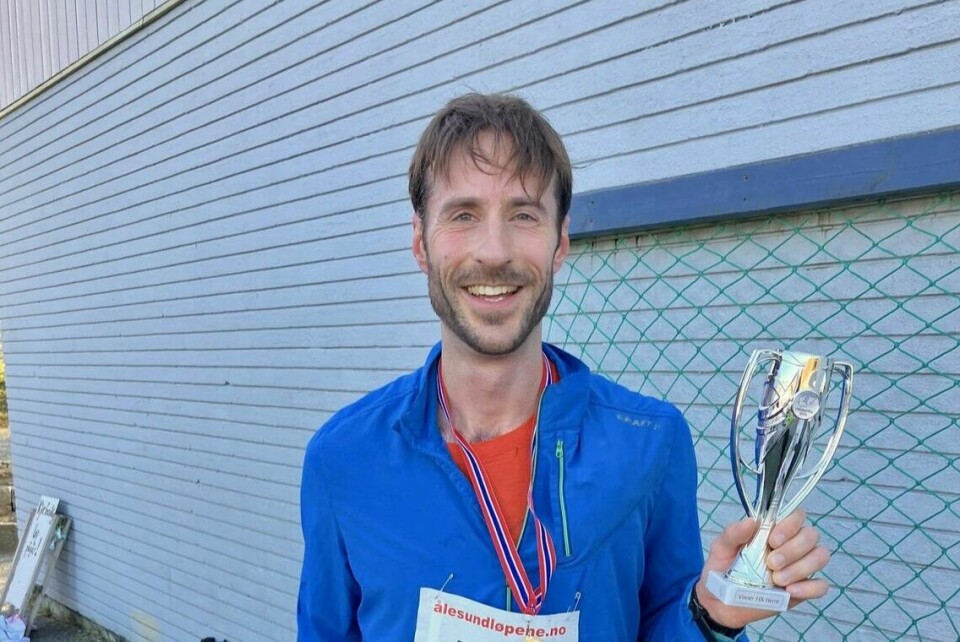 Marcus Megrund vant 10 km på Oktobermila. Foto: Ludvig With Marcus Megrund vant 10 km på Oktobermila. Foto: Ludvig With