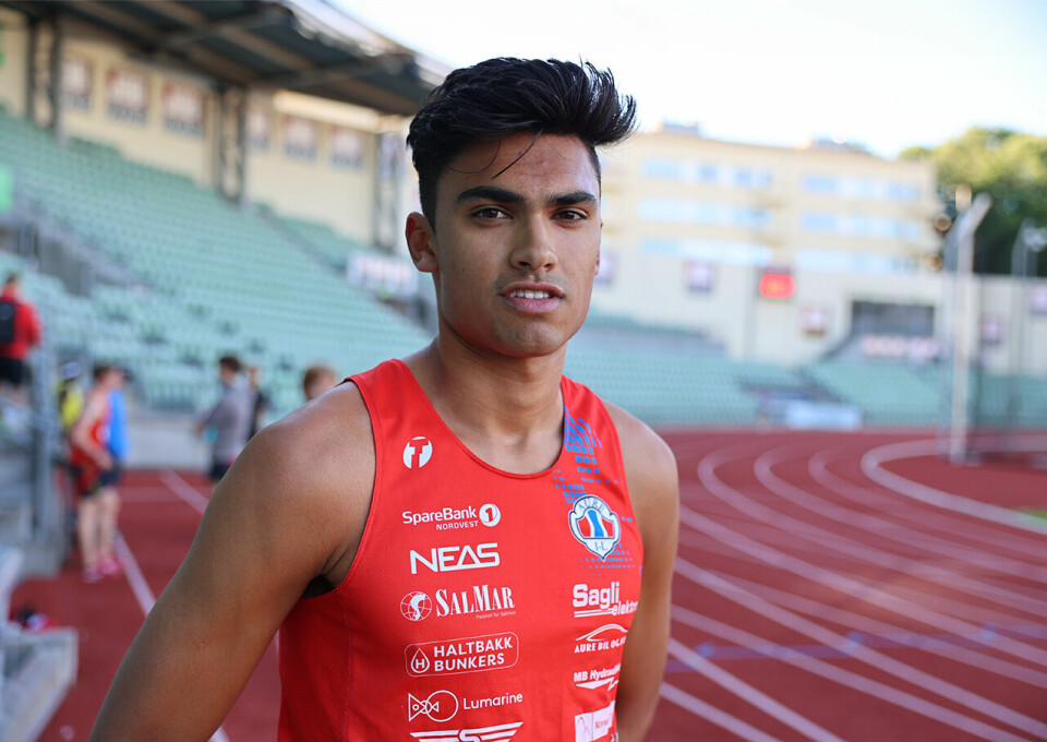 Kristoffer Sagli løp godt under Steinkjer Indoor, til tross for at han løp solo. Her fra Sommerstevnet på Bislett stadion i 2022. (Foto: Tom-Arild Hansen) Kristoffer Sagli løp godt under Steinkjer Indoor, til tross for at han løp solo. Her fra Sommerstevnet på Bislett stadion i 2022. (Foto: Tom-Arild Hansen)
