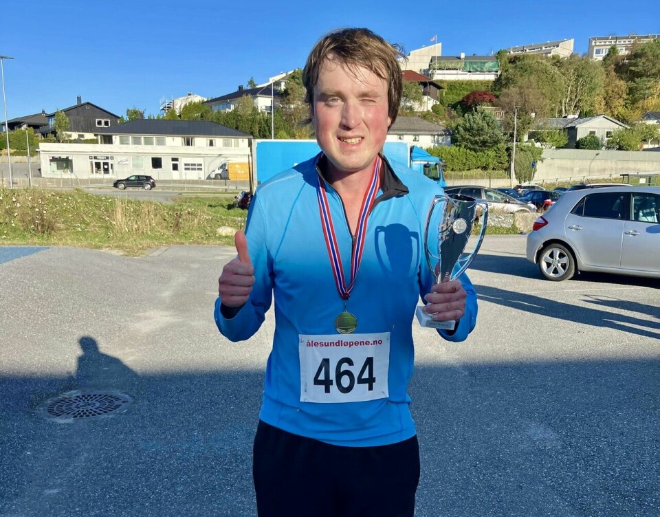 50 deltakere fullførte Oktobermila i Ålesund Arve_Romslo_Schistad
