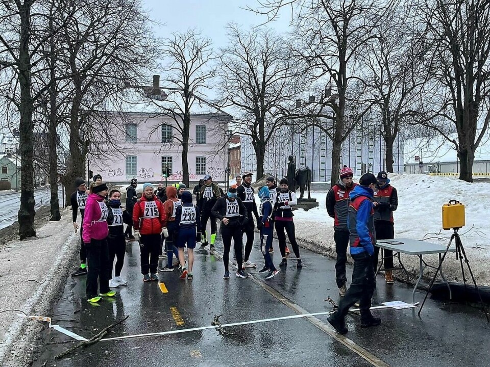 Nyttårsløpet i Trondheim med nesten 100 deltakere Trimklassen.jpg