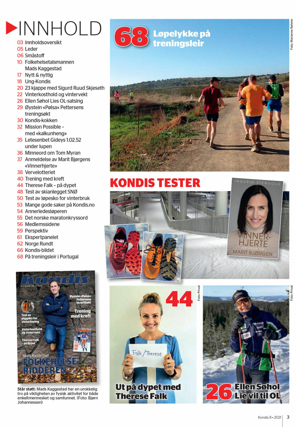 Møt Mads Kaggestad i desember-nummeret av Kondis Kondis2108-innhold.jpg