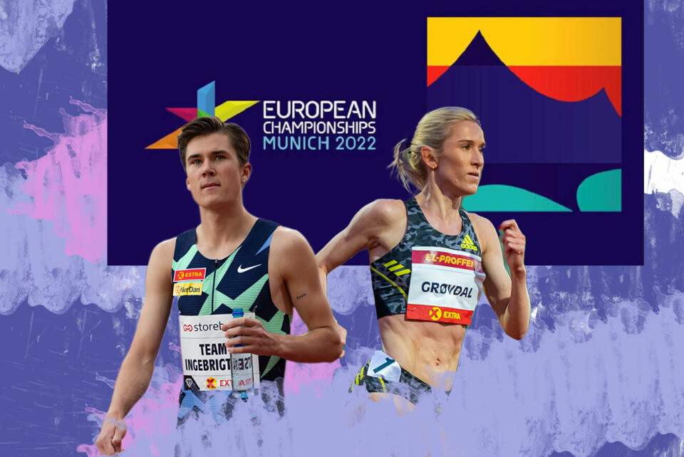 Guide og samleside: På denne siden finner du både EM-programmet og pekere til alle kondis.no-reportasjene. Jakob Ingebrigtsen og Karoline Bjerkeli Grøvdal er våre aller største medaljehåp i dette mesterskapet. (Foto: Samuel Hafsahl/Arne Dag Myking) Guide og samleside: På denne siden finner du både EM-programmet og pekere til alle kondis.no-reportasjene. Jakob Ingebrigtsen og Karoline Bjerkeli Grøvdal er våre aller største medaljehåp i dette mesterskapet. (Foto: Samuel Hafsahl/Arne Dag Myking)
