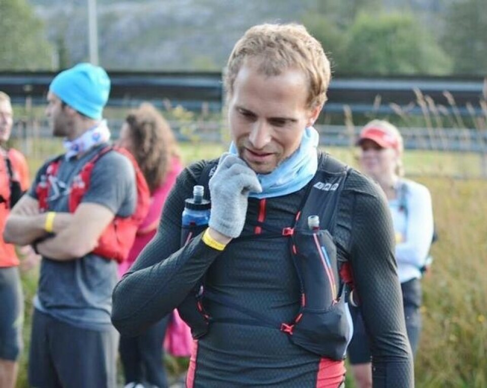 Thorbjørn Ludvigsen før start... han grubler nok på om det kan bli ny løyperekord. (Foto: Arrangøren) Thorbjørn Ludvigsen før start... han grubler nok på om det kan bli ny løyperekord. (Foto: Arrangøren)