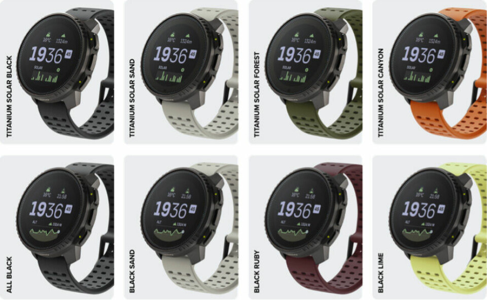 Ny Suunto Vertical adventure-klokke lades i sollys Suunto+Vertical_collection.jpg