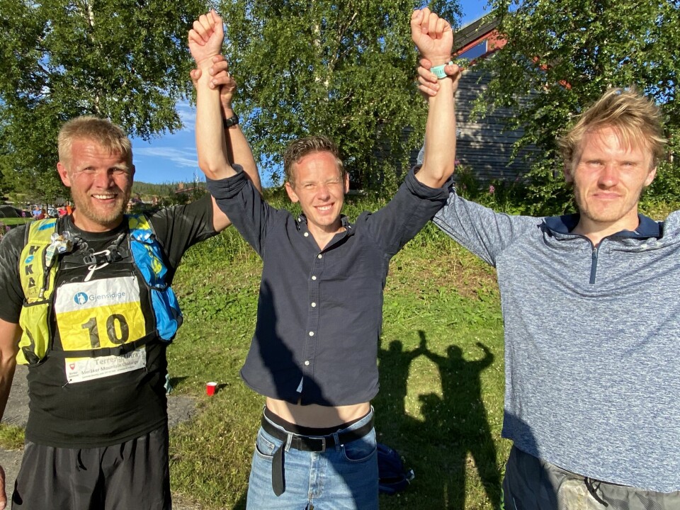 Kjersti Kvistad Dengerud slo alle gutta på 42 km i Meråker Mountain Challenge Pallen_70km_herrer.jpg