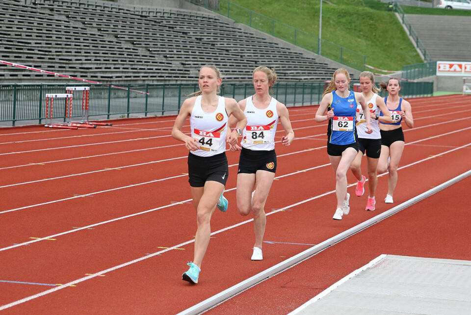 Perseskred da Ingrid Emilsen Kristiansen vant 3000 meter i Arne Risa Classic Ine_Bakken_i.jpg