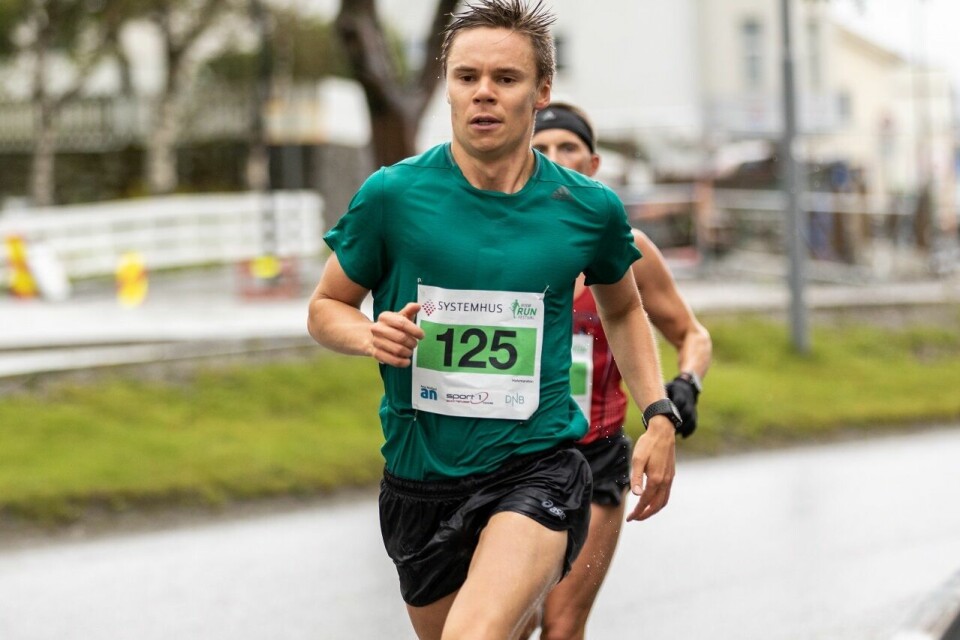 Erik Lomaas vant halvmaraton i Bodø Run Festival. Foto: Sylvain Cavatz Erik Lomaas vant halvmaraton i Bodø Run Festival. Foto: Sylvain Cavatz