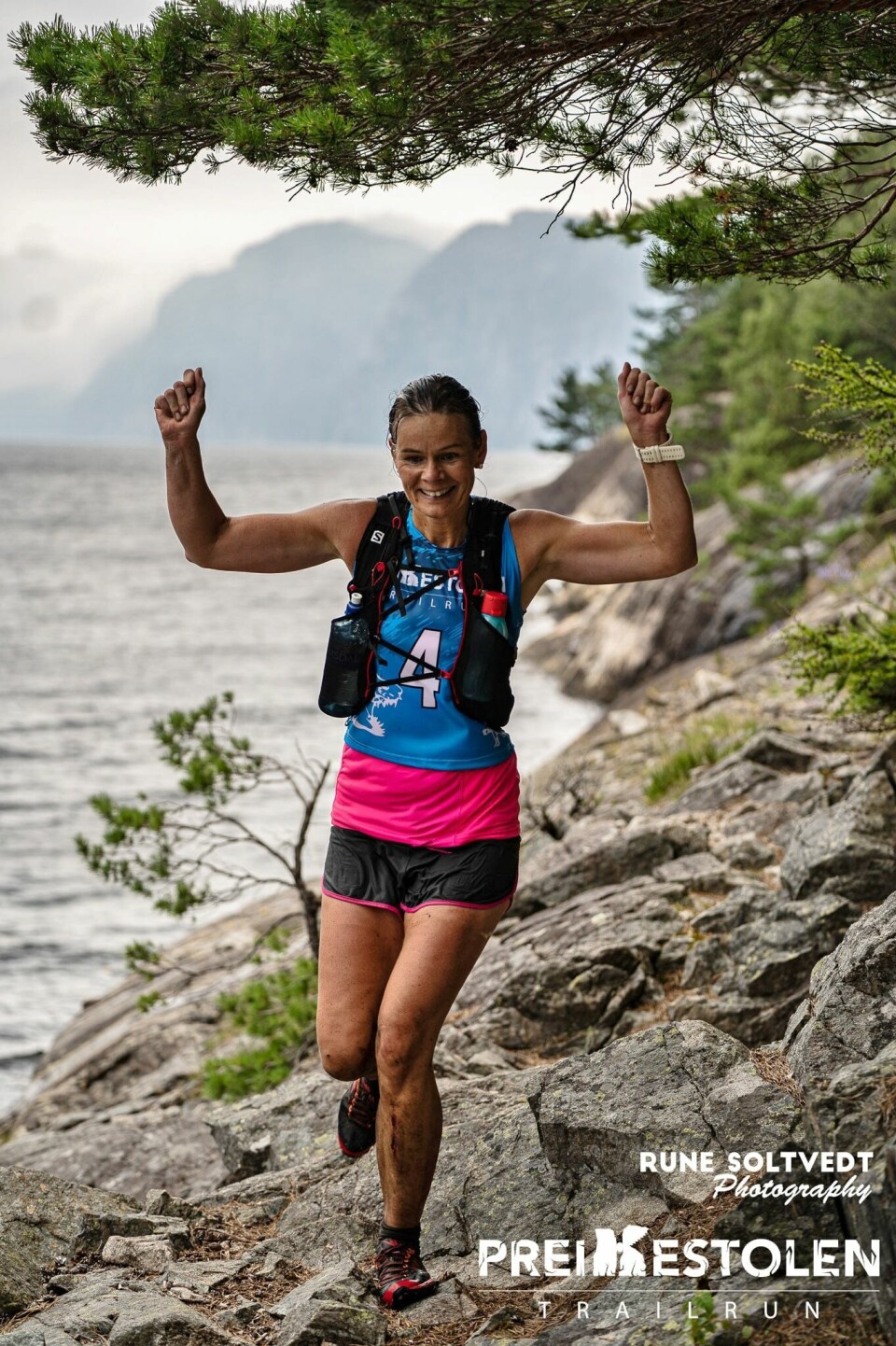 Bergensere vant det første Preikestolen Trailrun Helen_Gilje_Lavik.jpg
