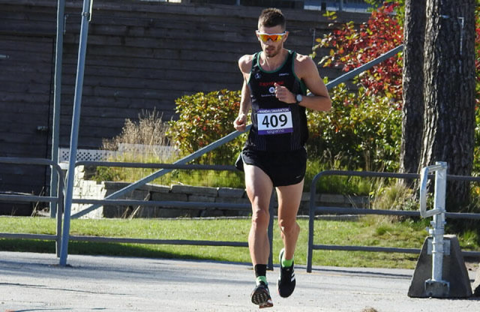 Jan Erik Wergeland vinner maraton. Foto: maraton.no -Leif Rennemo Jan Erik Wergeland vinner maraton. Foto: maraton.no -Leif Rennemo