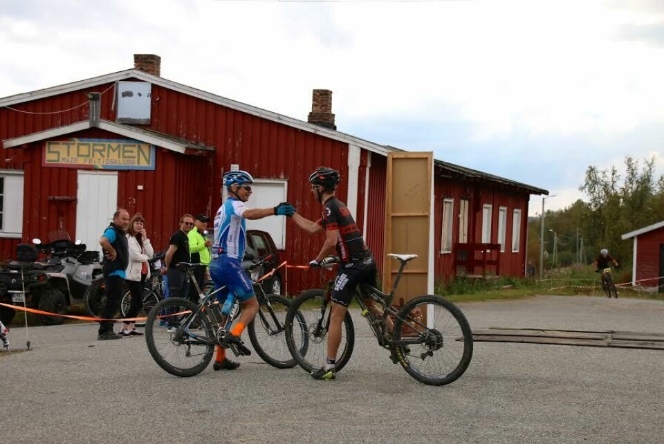 205 syklet Bingesrittet på Finnmarksvidda 2. og 3. plass herrer. Foto_Anne Madeleine Eira Hætta.jpg