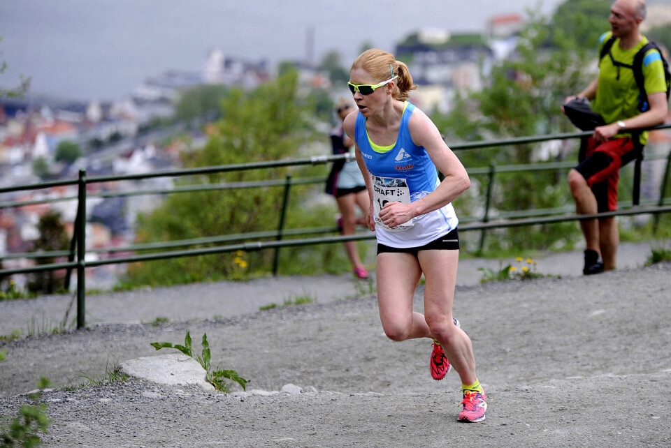 Det er fem år siden Rebecca Hilland kanskje var i sitt livs form som her opp Fløyen i Bergen (2017), men hun holder fortsatt imponerende nivå. (Foto: Arne Dag Myking) Det er fem år siden Rebecca Hilland kanskje var i sitt livs form som her opp Fløyen i Bergen (2017), men hun holder fortsatt imponerende nivå. (Foto: Arne Dag Myking)