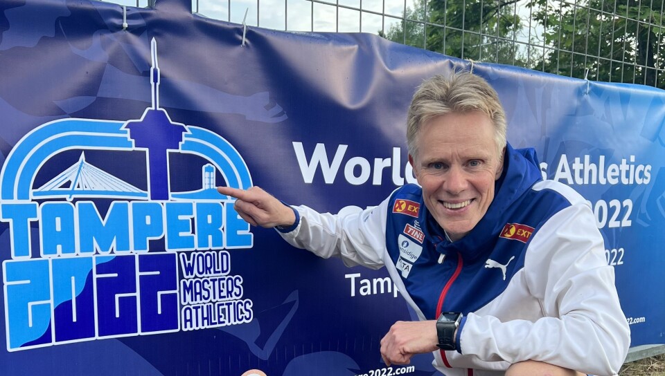 Jon Per Nygaard har allerede vært i aksjon to ganger i årets World Masters Athletics Championship i Tampere. (Foto: Privat) Jon Per Nygaard har allerede vært i aksjon to ganger i årets World Masters Athletics Championship i Tampere. (Foto: Privat)