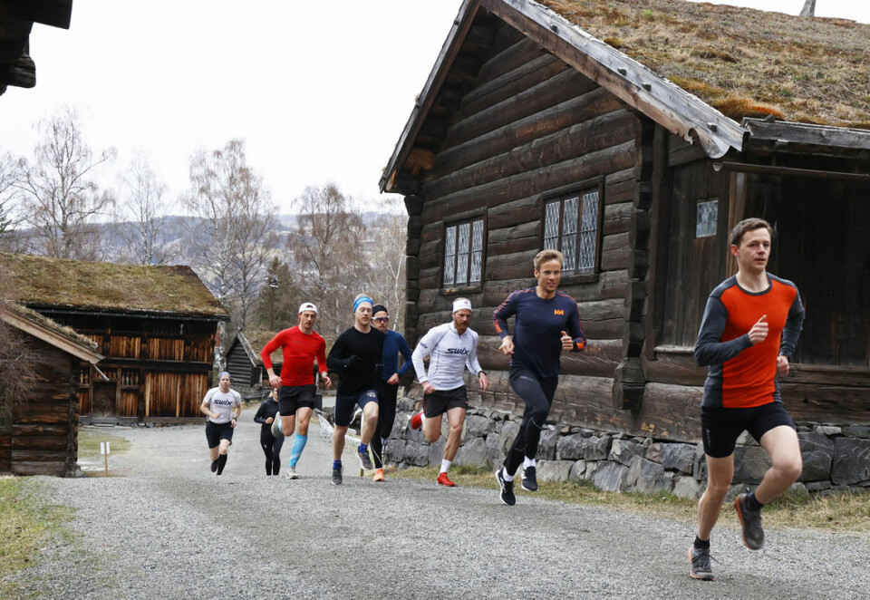 En gruppe løpere med forankring i Sykehuset Innlandet og Sør-Vekkom Lauparlag trener ofte sammen. I Maihaugeløpet startet de samtidig og konkurrerte mot hverandre. Og fort gikk det, for enkelte. J Skaug En gruppe løpere med forankring i Sykehuset Innlandet og Sør-Vekkom Lauparlag trener ofte sammen. I Maihaugeløpet startet de samtidig og konkurrerte mot hverandre. Og fort gikk det, for enkelte.