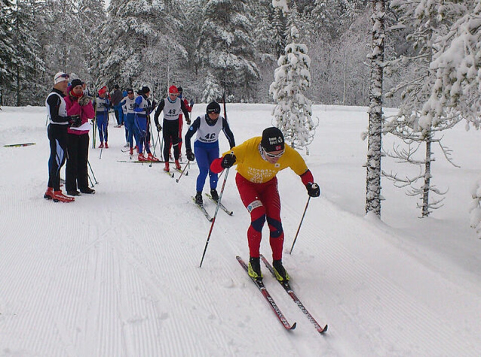 Spurtoppgjør i Tour de Ski Elverum Lars_Enger_start_jaktstart.jpg