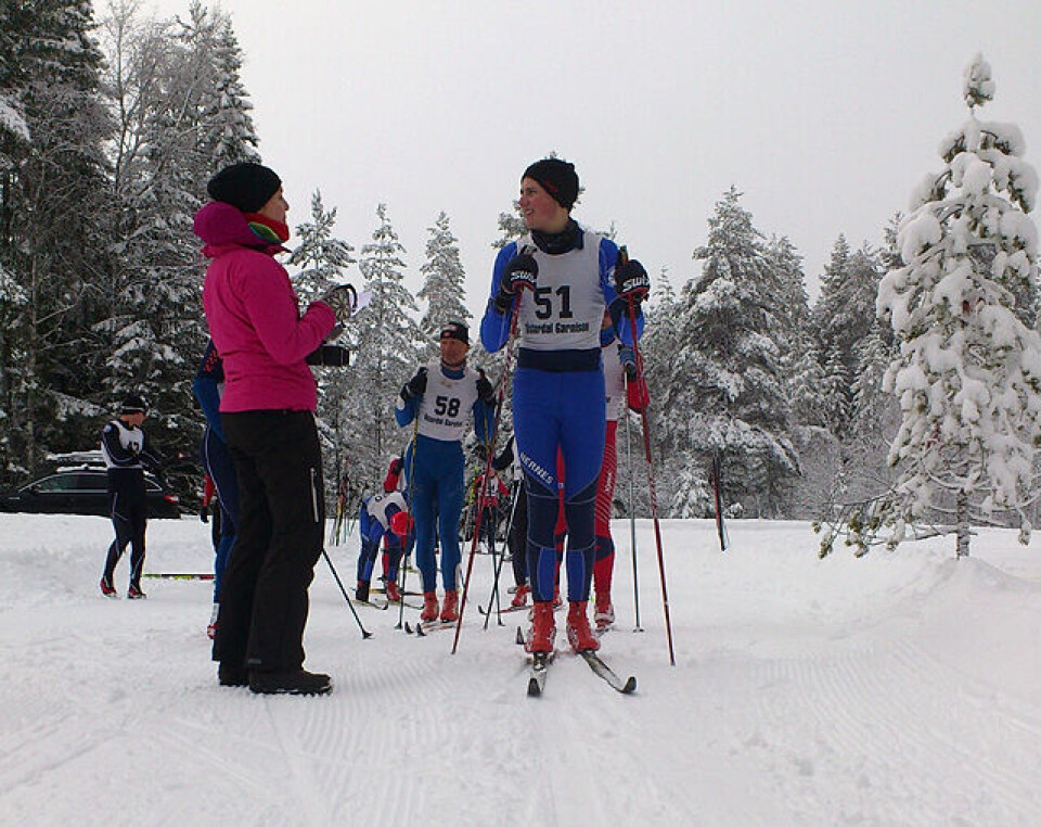 Spurtoppgjør i Tour de Ski Elverum Ola_Grafsroenningen_start_jaktstart.jpg