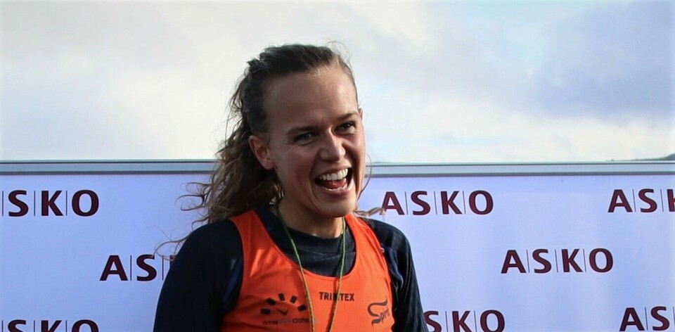 Kristin Vabø fra Spirit Stavanger Friidrettsklubb satte løyperekord. (Alle foto: Jan Ringheim) Kristin Vabø fra Spirit Stavanger Friidrettsklubb satte løyperekord. (Alle foto: Jan Ringheim)