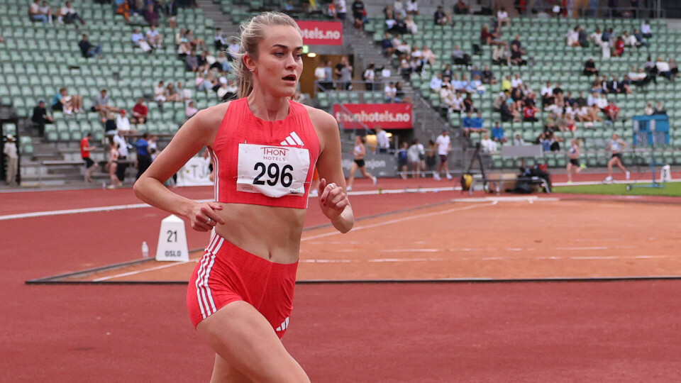 Amalie Sæten perset med over 7 sekunder på 3000 meter i Marseille. Her fra Boysen Memorial halvannen uke tidligere. (Foto: Tom-Arild Hansen) Amalie Sæten perset med over 7 sekunder på 3000 meter i Marseille. Her fra Boysen Memorial halvannen uke tidligere. (Foto: Tom-Arild Hansen)