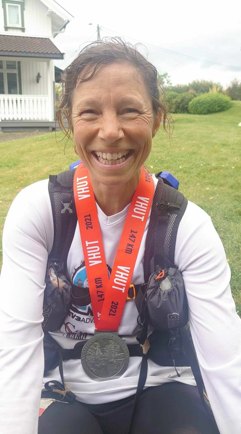 Deltagerne i Vestfold Historic Ultra Trail fikk det beste av terreng i nordre Vestfold Vinner av Damer 147km, Wendy Fjellstad.jpg