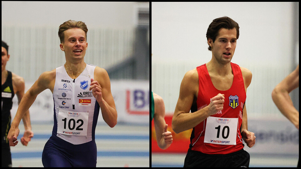 Både Sigurd Tveit og Kjetil Brenno Gagnås står nå bokført med ny pers på 800 m innendørs. (Arkivfoto: Arne Dag Myking) Både Sigurd Tveit og Kjetil Brenno Gagnås er nå bokført med ny pers på 800 m innendørs. (Arkivfoto: Arne Dag Myking)
