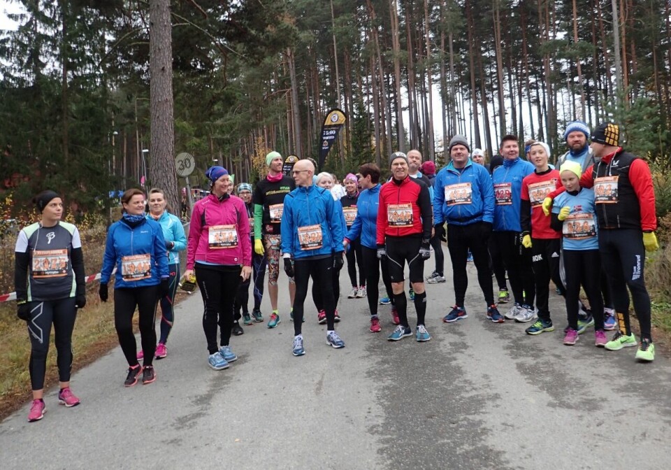 Startpulje 70:00 er klar (foto: Olav Engen). Startpulje 70:00 er klar (foto: Olav Engen).