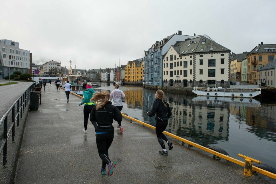 Løypene er klare i nye Ålesund Maraton Langs_Sjoegata