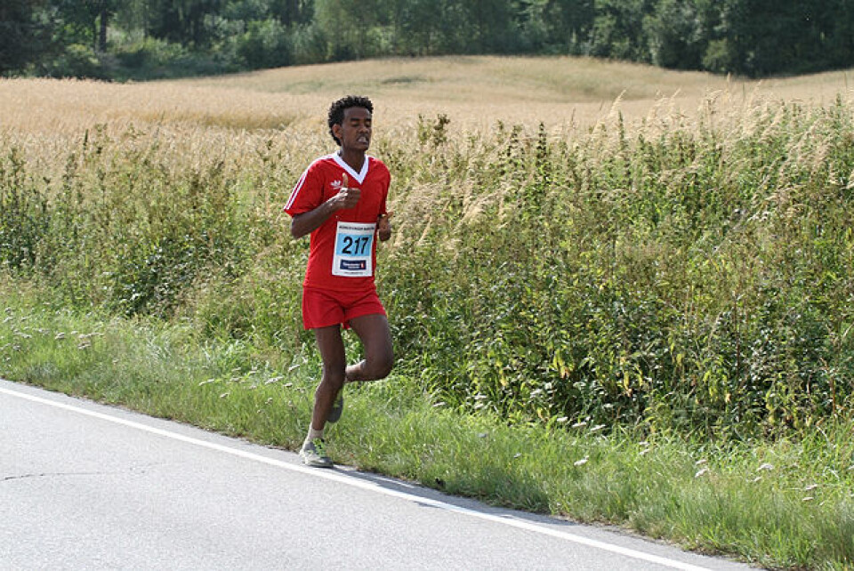 Svensk seier i sedvanlig stekhet Kongsvinger Maraton Halvmaraton_Girmay_Kflemaryam.jpg