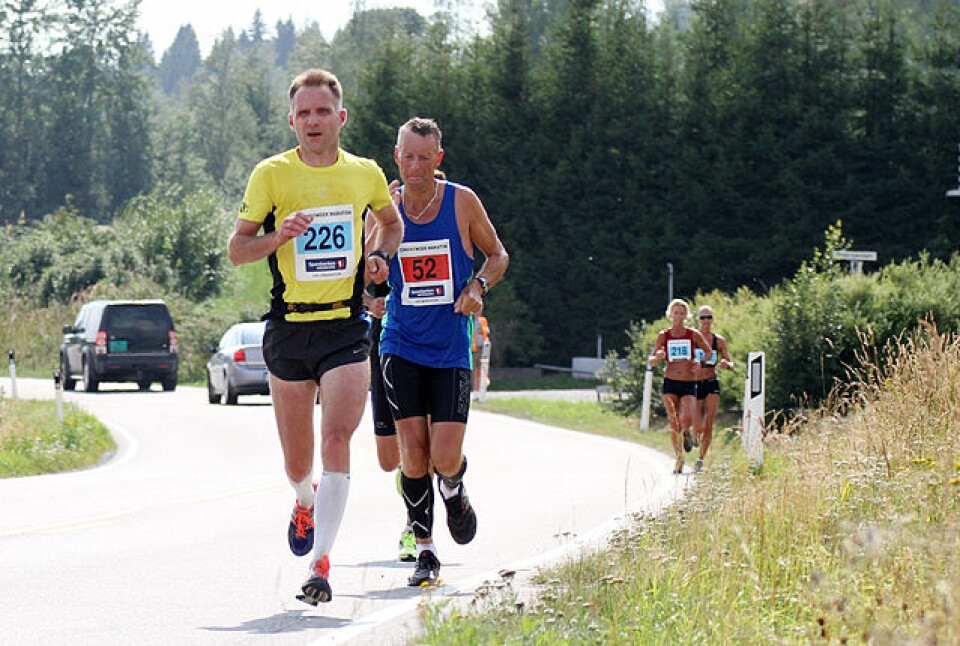 Svensk seier i sedvanlig stekhet Kongsvinger Maraton Maraton_Jarle_Pettersen.jpg
