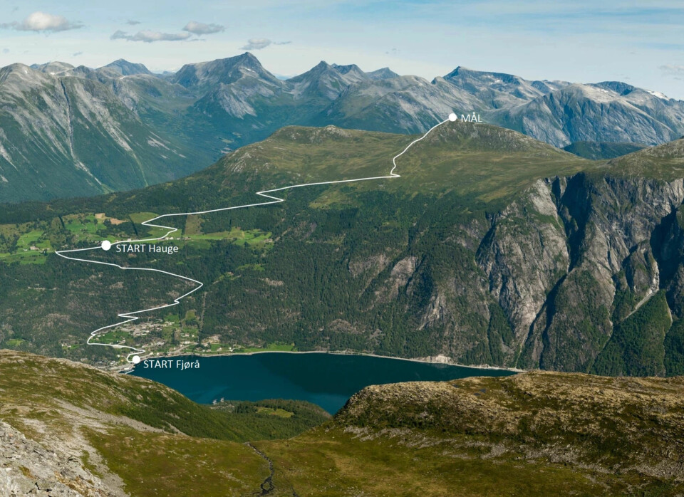 NM motbakkeløp er lagt til Mefjellet Opp i Valldal lørdag 19. juli loypekart_2023.jpg.webp