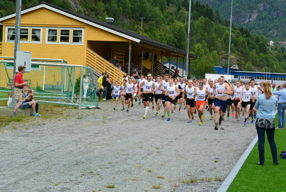 Ingvild Øye og Kristian Nedregård vant Hellesyltløpet Starten_640x428.jpg