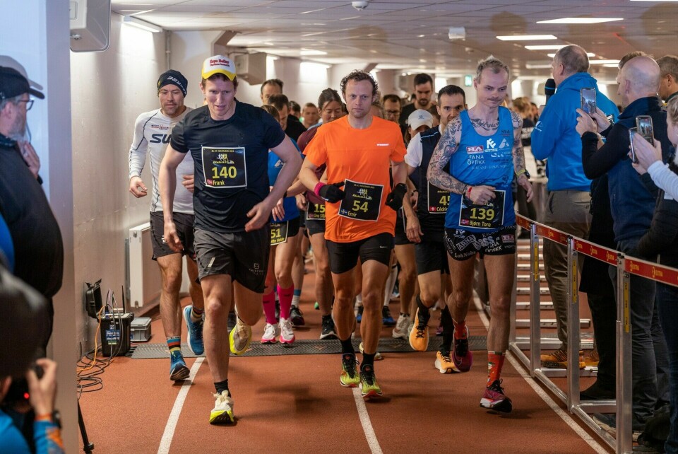 Emir Halalkic fra start flankert av Frank Løke og Bjørn Tore Kronen Taranger. (Foto: Samuel Hafsahl) Emir Halalkic fra start flankert av Frank Løke og Bjørn Tore Kronen Taranger. (Foto: Samuel Hafsahl)