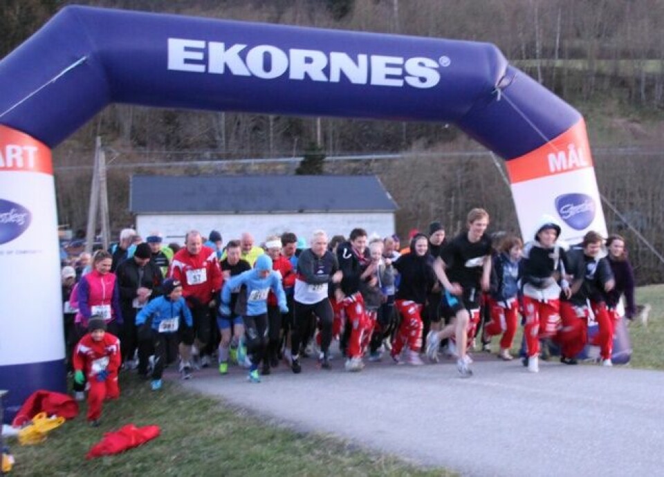 450 løp Konradløpet kl. 05.00 1. mai