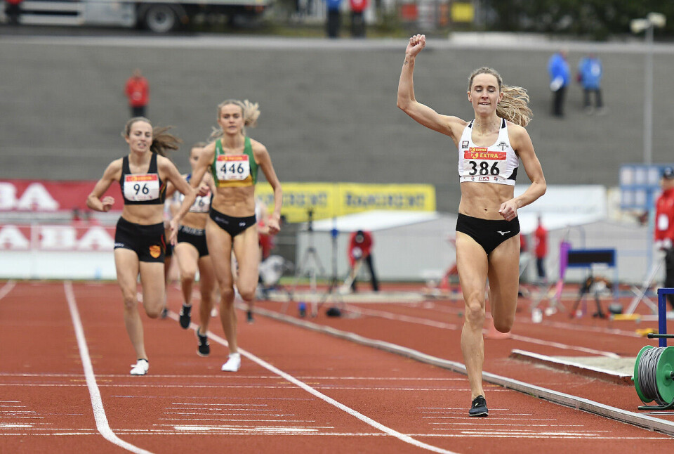 Hedda Hynne avsluttet supermåned med gull på 800 meter i NM maalgang-hedda_50D3959.jpg