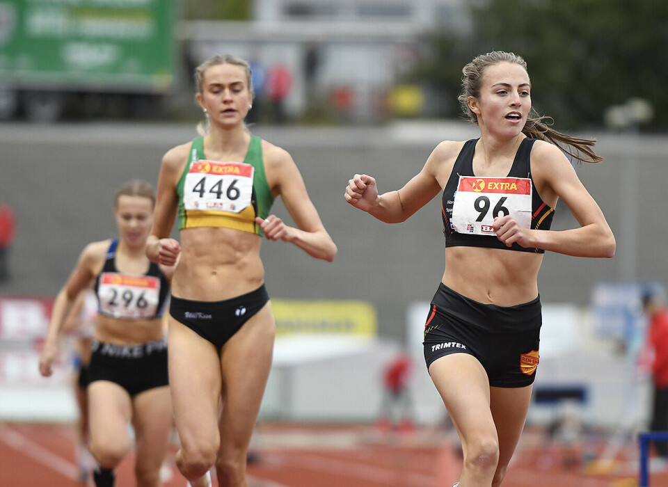 Hedda Hynne avsluttet supermåned med gull på 800 meter i NM solvkampen-maalgang_50D3974.jpg