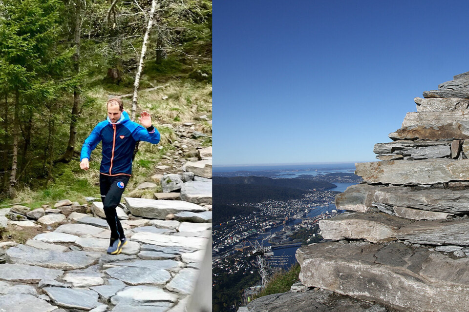 Oppstemten er den nye steintrappen opp til Ulriken som er laget av en gjeng sherpaer. (Foto: Kjell Karstensen/Arne Dag Myking) Oppstemten er den nye steintrappen opp til Ulriken som er laget av en gjeng sherpaer. (Foto: Kjell Karstensen/Arne Dag Myking)