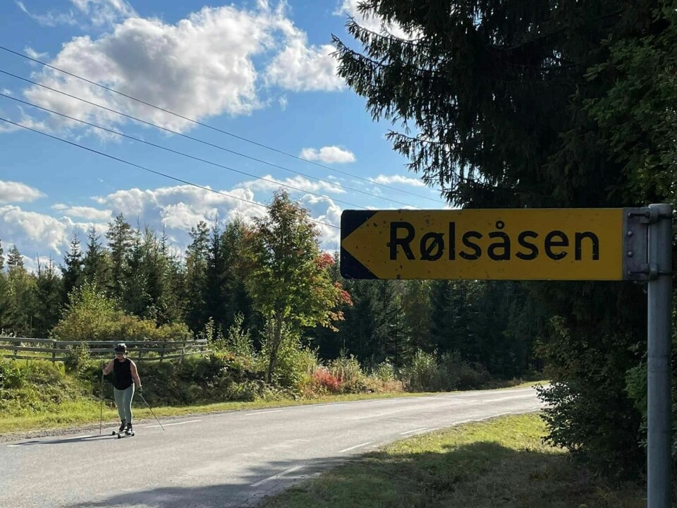 Hanne Sigstad mot mål i det siste løpet fra Hornmoen til Rølsåsen i Sørskogbygda. (Foto: Amund Sigstad) Hanne Sigstad mot mål i det siste løpet fra Hornmoen til Rølsåsen i Sørskogbygda. (Foto: Amund Sigstad)