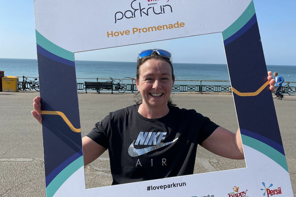 Siri Slotterøy Johnsen har debutert på Parkrun i utlandet. (Foto: Privat) Siri Slotterøy Johnsen har debutert på Parkrun i utlandet. (Foto: Privat)