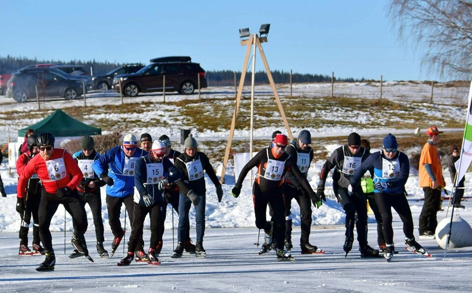 14 løpere la av gårde på femmila på Dølisjøen lørdag. (Foto fra Dølisjøens facebookside) 14 løpere la av gårde på femmila på Dølisjøen lørdag. (Foto fra Dølisjøens facebookside)