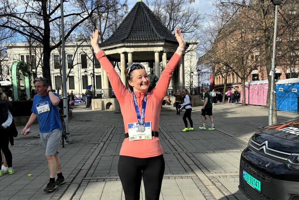 Marte Gram-Johannessen kunne med god grunn slippe følelsene løs etter målgang i Sentrumsløpet. (Foto: Anne Paulssen) Marte Gram-Johannessen kunne med god grunn slippe følelsene løs etter målgang i Sentrumsløpet. (Foto: Ane Paulssen)