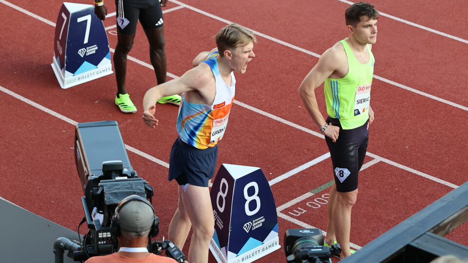 Tobias Grønstad giret seg opp før start og åpnet forrykende. (Foto: Tom-Arild Hansen) Tobias Grønstad giret seg opp før start og åpnet forrykende. (Foto: Tom-Arild Hansen)
