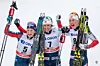 De tre raskeste på 3-mila; Diggins, Bjørgen og Haga. (Foto: Sylvain Cavatz)