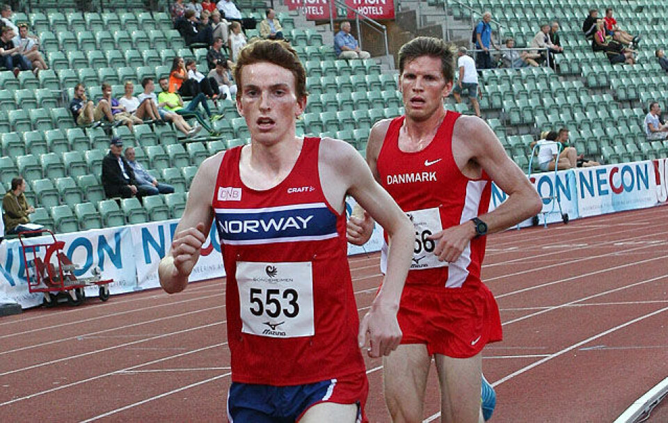 Åpningsstevne Bislett: Vedvik nordisk mester på 10 000 m Ingress_Vedvik_Budolfsen_A20G3941