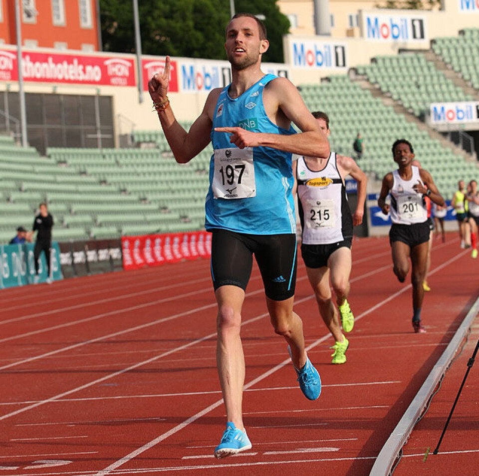 Åpningsstevne Bislett: Vedvik nordisk mester på 10 000 m 3000m_Buraas_malpassering_A20G3241.jpg