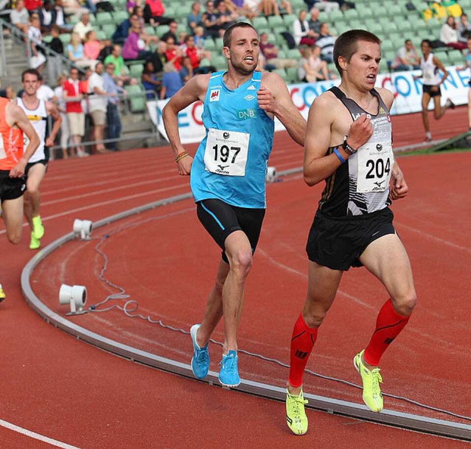 Åpningsstevne Bislett: Vedvik nordisk mester på 10 000 m 3000m_Oelstad_Buraas_A20G3176.jpg